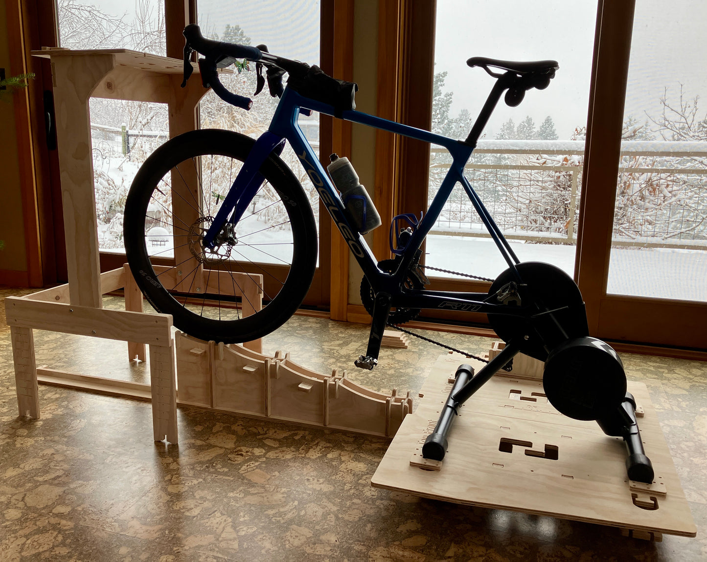 Laptop/Tablet  Desk Kit for indoor cycling, designed to work with my Rocker Plate kits